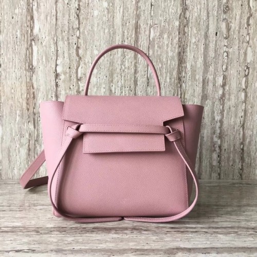 Celine mini Sac Ceinture Original Cuir de Veau A98310 rose