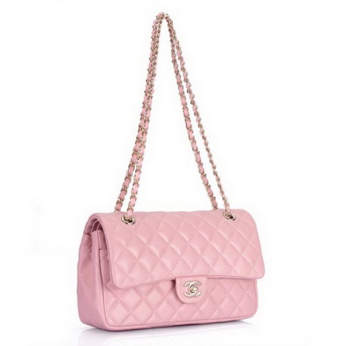 Chanel 2.55 Classic Series Flap Bag Cuir Rose 1112