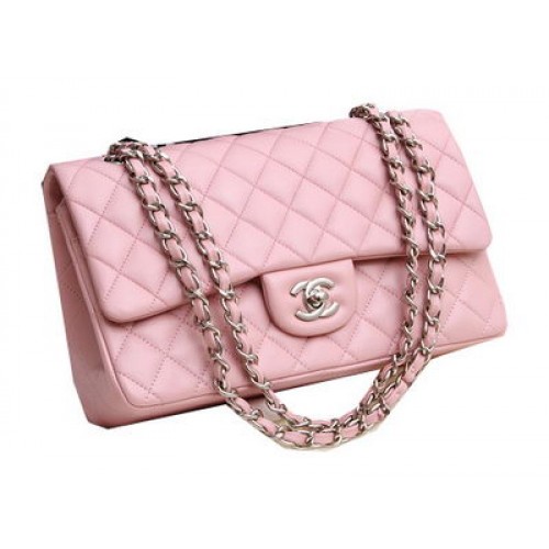 Sacs Chanel Série 2.55 Cuir d'agneau d'origine CFA1112 Rose