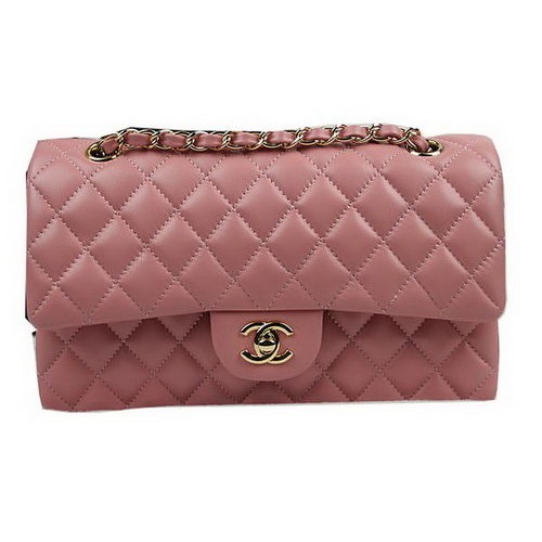 Sacs Chanel série 2.55 cuir d'origine rose CFA1112 or