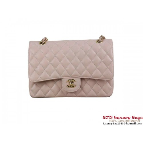 Chanel 2.55 Series Classic Flap Bag Original Cannage Patterns Cuir Rose