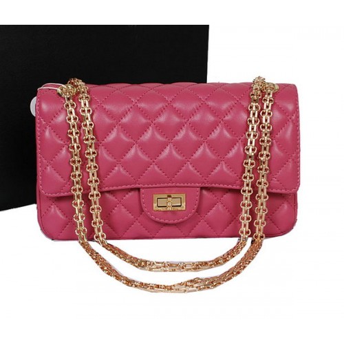 Chanel 2.55 Series Flap Bag A226 Cuir de Mouton Rose Doré