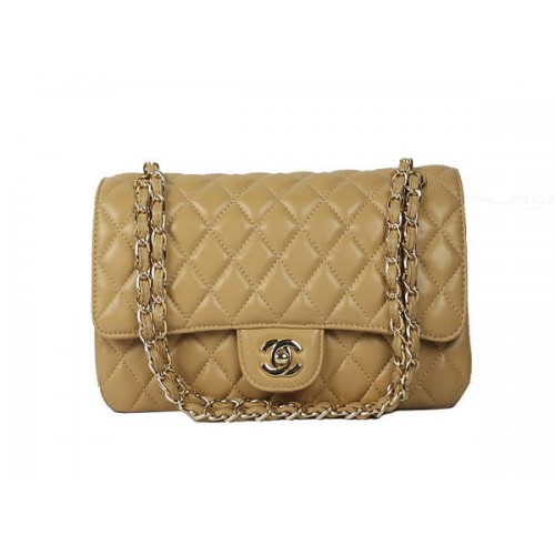 Chanel 2.55 Series Lambskin Flap Bag A1112 Abricot Or