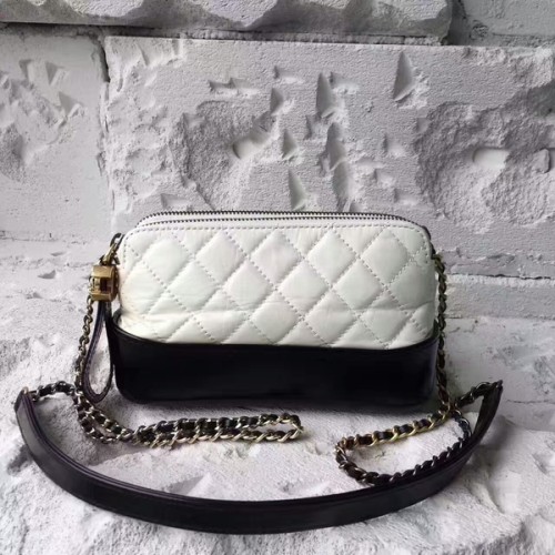 Chanel 2017 Gabrielle Original Sac à bandoulière en cuir 17817 Blanc