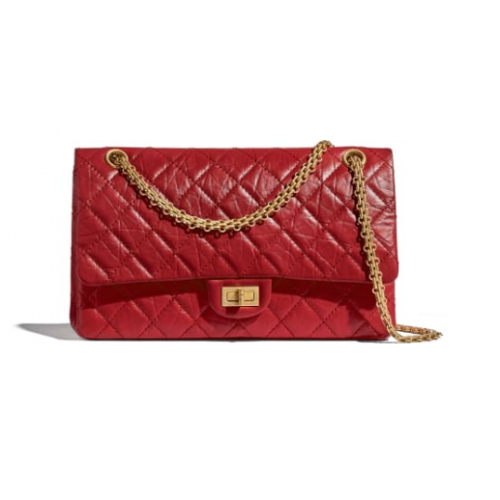 Chanel 2.55 Sac à rabat en cuir de veau A37587 rouge