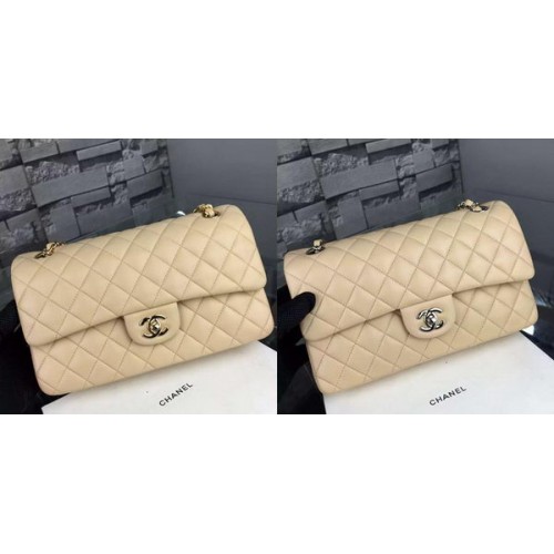 Chanel 2.55 Series Flap Bag Cuir d'agneau A5024 Abricot
