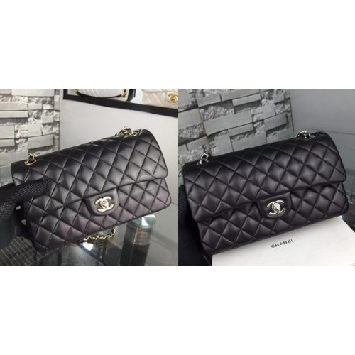 Chanel 2.55 Series Flap Bag Cuir d'agneau A5024 Noir