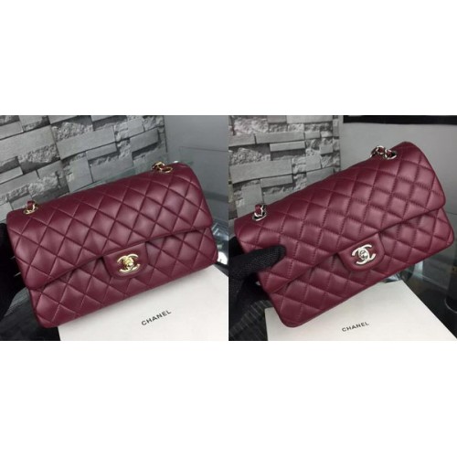 Chanel 2.55 Series Flap Bag Cuir d'agneau A5024 Bordeaux