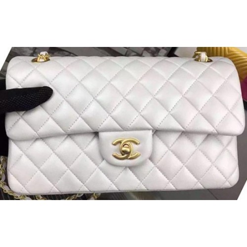 Chanel 2.55 Series Flap Bag OffWhite Sheepskin Leather A06375 Or