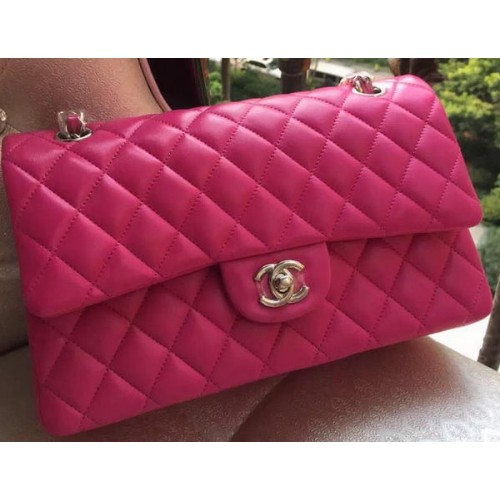 Chanel 2.55 Series Flap Bag ROse Original Cuir A01112 Argent