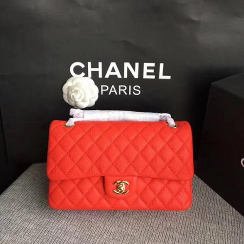 Chanel 2.55 Series Flap Bags Original Deerskin A1112 Rouge