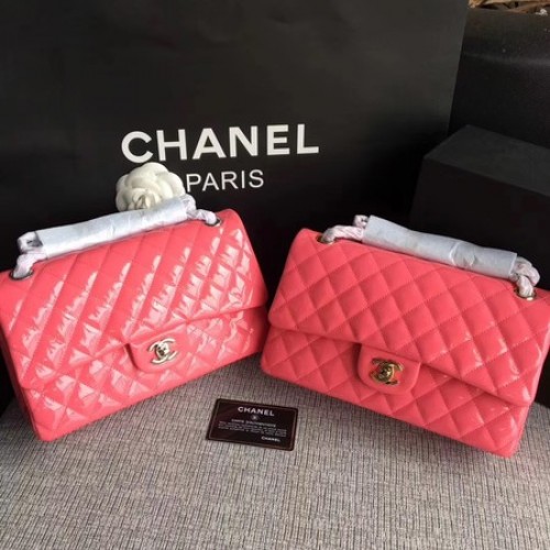 Chanel 2.55 Series Flap Bags Cuir d'origine A1112 Rose