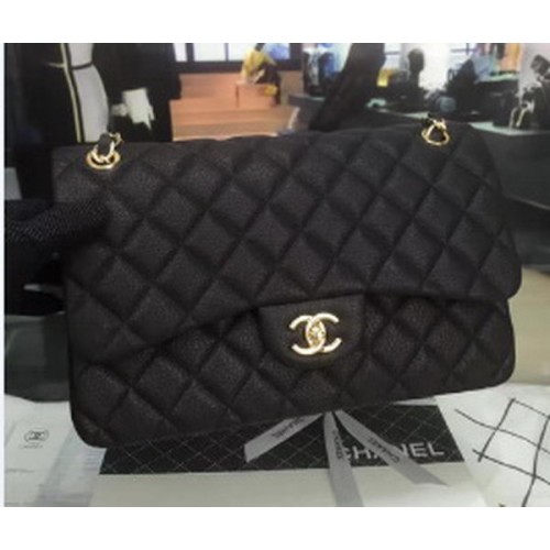 Chanel 2.55 Series Flap Bags Cuir d'origine B5024 Noir