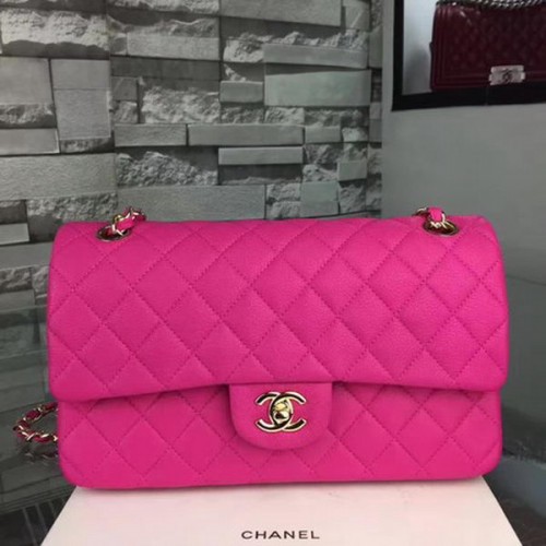 Chanel 2.55 Series Flap Bags Cuir d'origine B5024 Rose