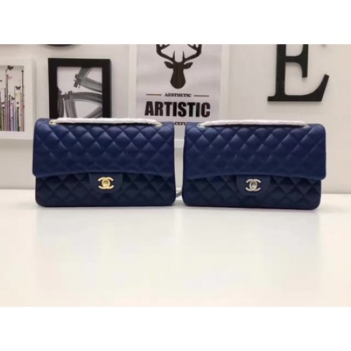 Chanel 2.55 Series Flap Bags Original Sheepskin A1112 Bleu