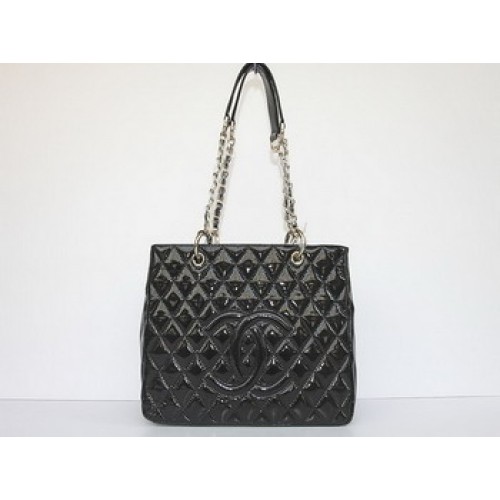 Chanel Sac fourre-tout matelassé CC 35626 Noir