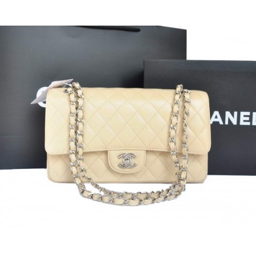 Chanel A1112 2.55 Series Flap Bag Original Cuir Caviar Abricot