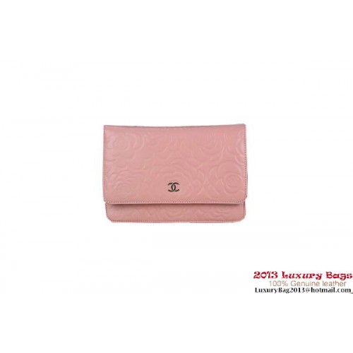 Chanel A33814 Mini sac à rabat en cuir de mouton d'origine Rose