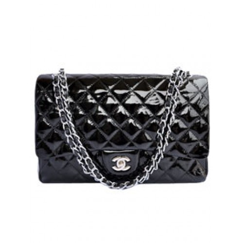 Chanel Jumbo 2.55 Series Flap Bag A47600 Noir Argent