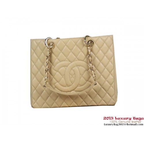 Chanel A50995 Abricot Original Cannage Sac à bandoulière en cuir Doré