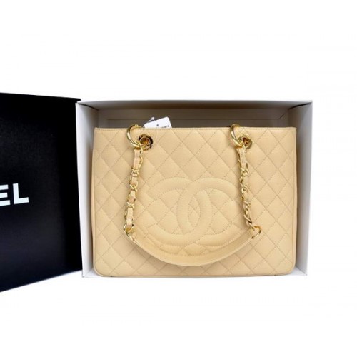 Chanel A50995 Original Sac à Bandoulière en Cuir Caviar Abricot
