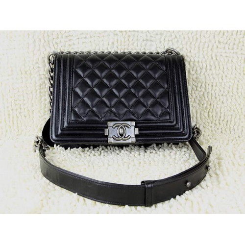 Hot Style Chanel A67025 Sac Porté Epaule à Rabat Le Boy En Cuir De Mouton Noir