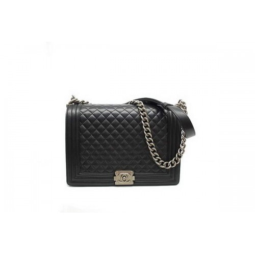 Chanel Boy Flap Sac à bandoulière A30171 Cuir de mouton noir