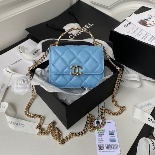 Chanel POCHETTE AVEC CHAÎNE AP2758 bleu
