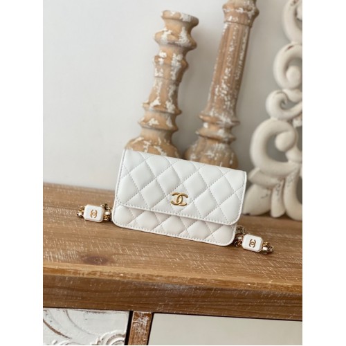 Chanel POCHETTE AVEC CHAÎNE AP2929 blanc