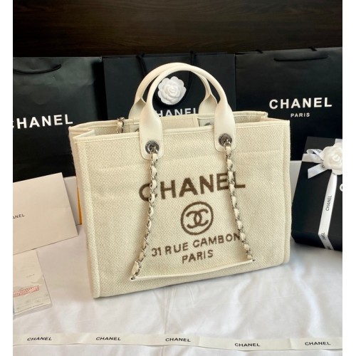 Chanel GRAND SAC SHOPPING A66941 Beige