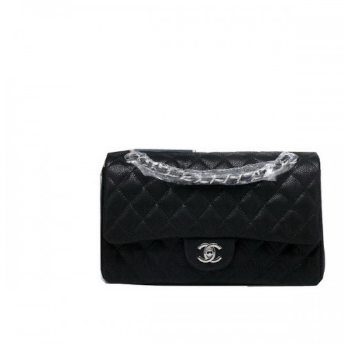 Chanel Classic Flap Bag 2.55 Series Original Suede Cannage Pattern CHA1112 Noir