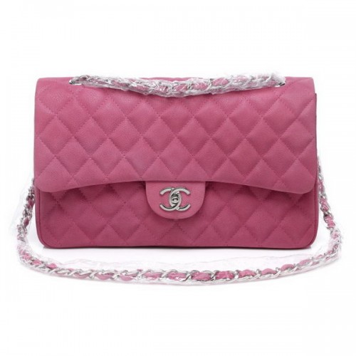 Chanel Classic Flap Bag 2.55 Series Original Suede Cannage Pattern CHA1112 Rose
