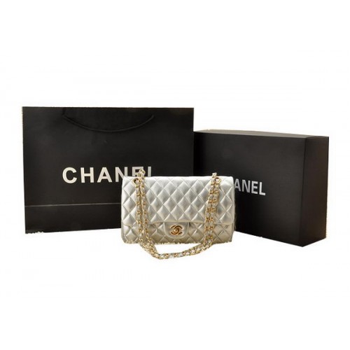 Chanel Classic Flap Bag 2.55 Series Cuir de mouton CHA1112 Argent
