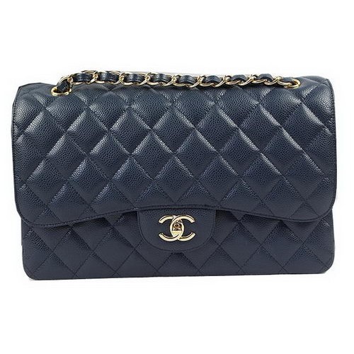 Chanel Classic Flap Bag Royal Cannage Pattern CF1113 Doré
