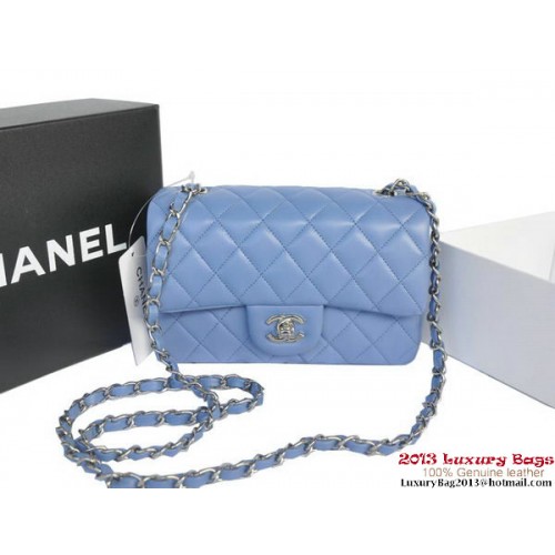 Chanel Classic Flap Bags Lavender Original Sheepskin Leather A1116 Argent