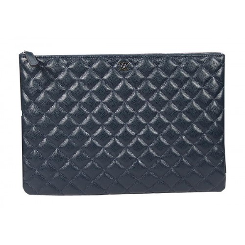 Chanel Pochette Original Cannage Motif Cuir A69254 A69253 Royal