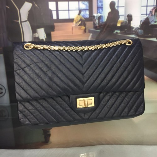Chanel Flap Sacs à bandoulière Noir Cuir de veau d'origine CF227 Argent