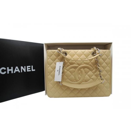 Hot Style Chanel TPS Caviar Cuir Coco Sac A36092 Crème Argent