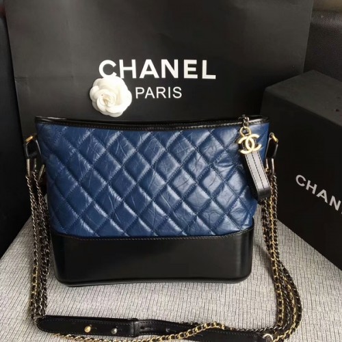 Chanel Gabrielle Sac à Bandoulière Cuir de Veau Original A93842 Bleu