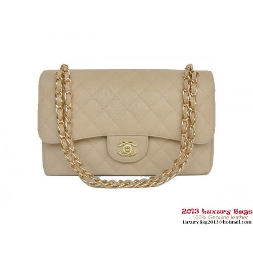 Chanel Jumbo Quilted Classic Cannage Patterns Flap Bag A58600 Abricot Or