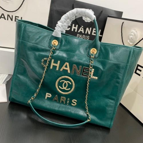 Chanel GRAND SAC SHOPPING A66941 vert