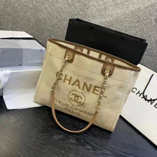 Chanel Grand Sac Bandoulière A67001 Crème