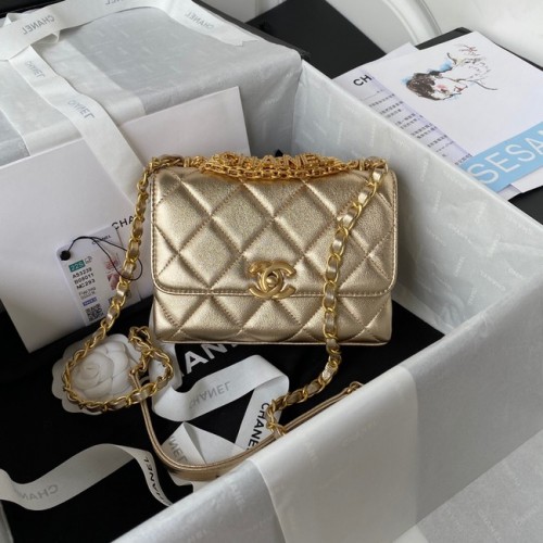 Chanel MINI SAC À RABAT AS3239 or