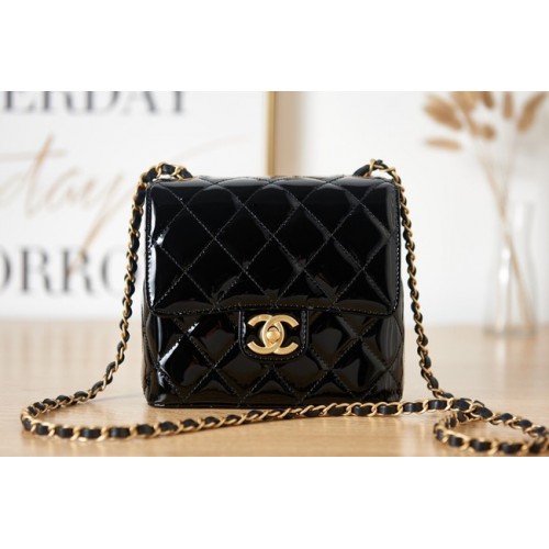 Chanel MINI SAC À RABAT AS3647 noir