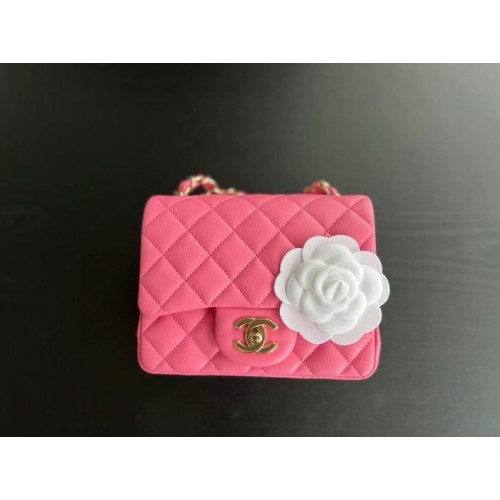 Chanel MINI Flap Bag Original Cuir de Mouton 1115 Prune