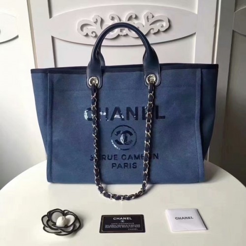 Chanel Medium Original Canvas Sac fourre-tout en cuir 66941B