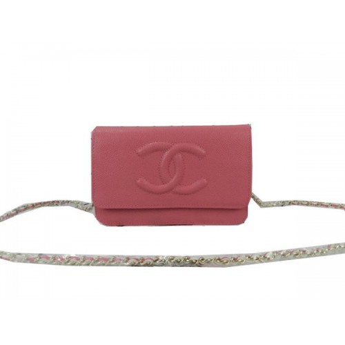 Chanel Original Cannage Patterns Mini sac à rabat en cuir CHA48654 Rose