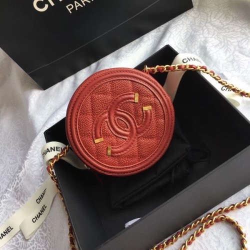 Pochette Chanel Original avec chaîne A81599 rouge