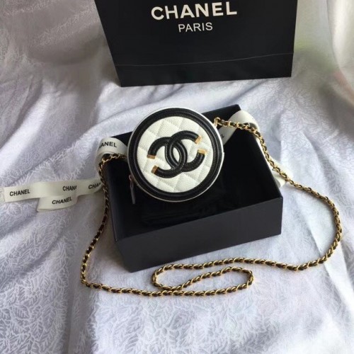 Pochette Chanel Original avec chaîne A81599 blanc