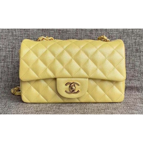 Chanel Original Lather Flap Bag AS1792 Citron